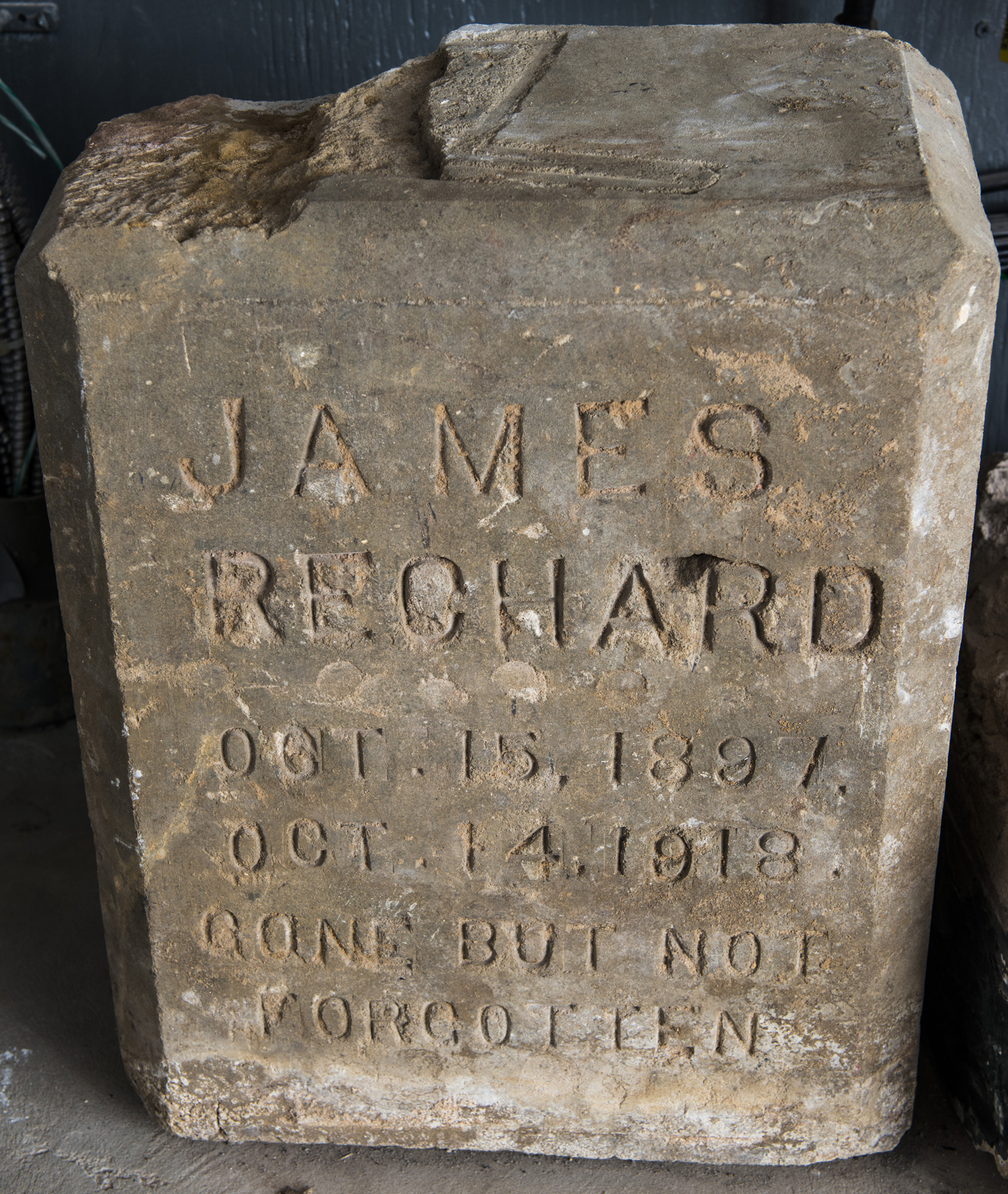 Headstone of James Rechard