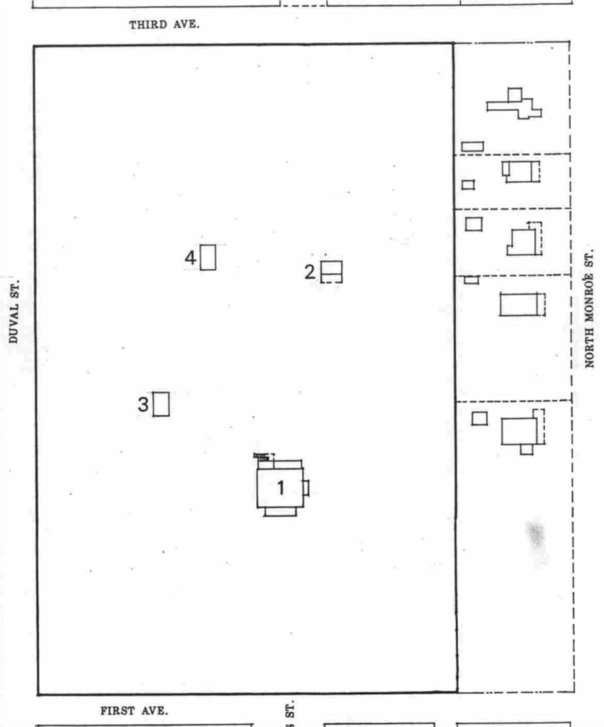Interior floor plan of the silk worm cottage, drawn by Anthony Jensen in 1967. 
