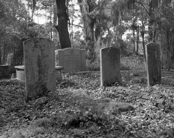 Family Cemetery at The Grove, 1957. 