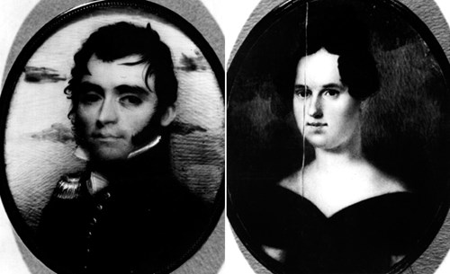Portraits of Richard Keith Call and Mary Kirkman Call